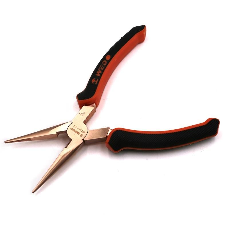 WEDO Beryllium Copper Pliers High Quality Non-Sparking Snipe Nose Pliers Wire Stripper