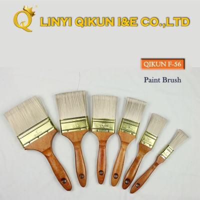 F-56 Hardware Decorate Paint Hand Tools Wooden Handle Bristle Roller Paint Brush