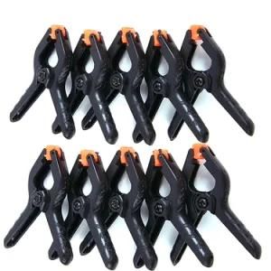10PCS/Set Portable Plastic Nylon Toggle Clamps DIY Hand Tools for Woodworking Spring Clip Photo Studio Background Clamp