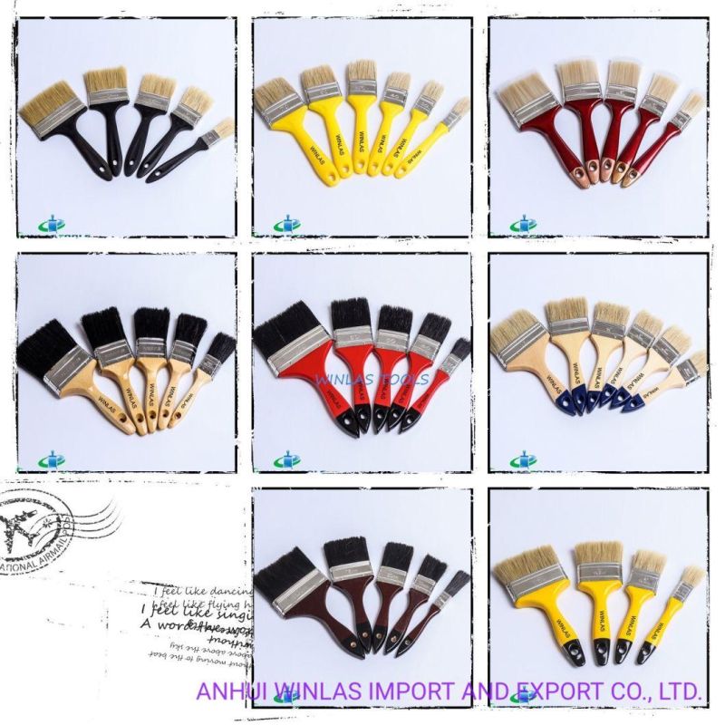 A60 Wooden Handle Double Paint Brush