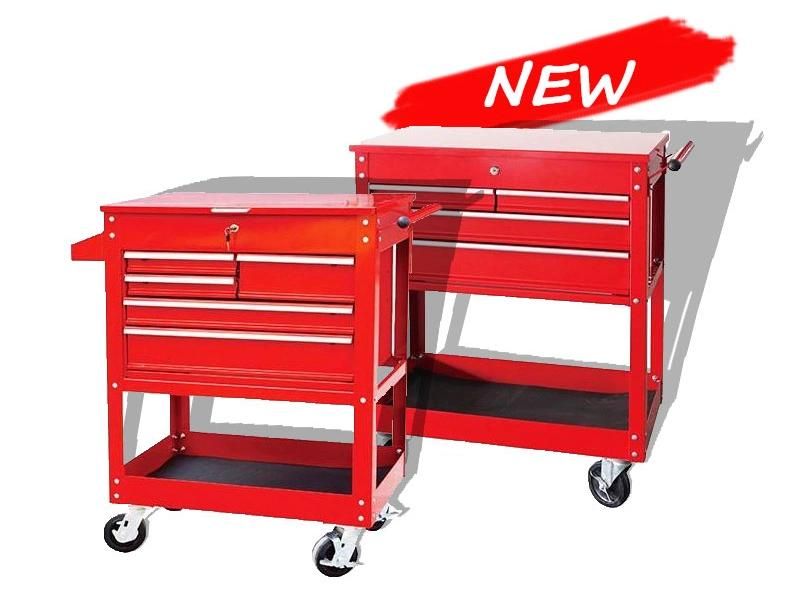 Repair Tool Car Auto Storage Rack Self-Locking Drawer Cabinet Heavy Duty Supply Cart