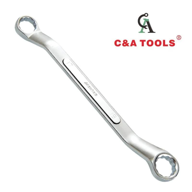 Carbon Steel Convex Rib Double Offset Ring Wrench