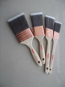 Tapered Solid Filament Paint Brush Set with Wooden Handle