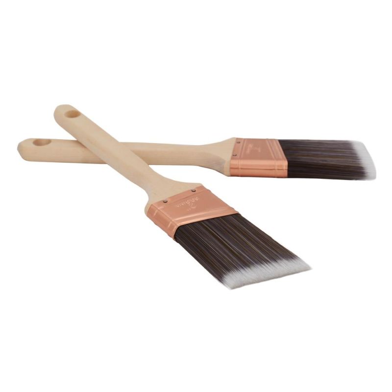 1" Pure Bristles Paint Brush Wooden Handle