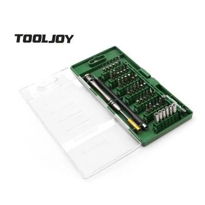 High Quality Tool Box 47PCS in 1 Torx Philps Pozidriv Slotted Screwdriver Bits Set for Fixing