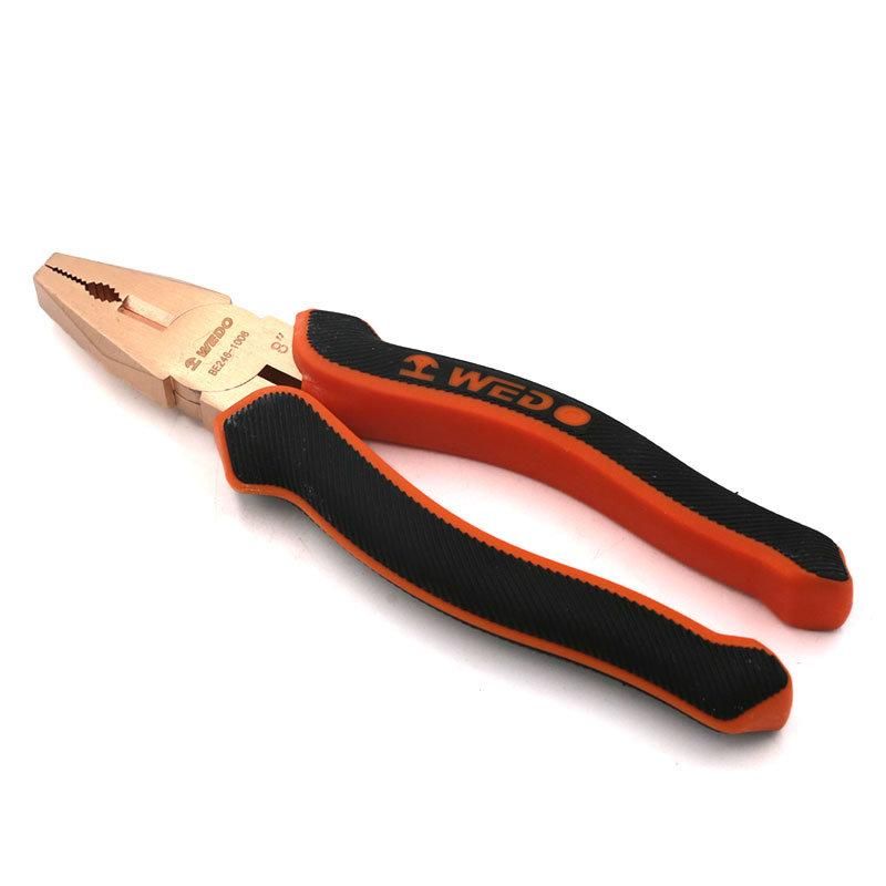 WEDO Beryllium Copper Pliers High Quality Non-Sparking Lineman′ S Pliers Wire Stripper, Bam & FM Certificate