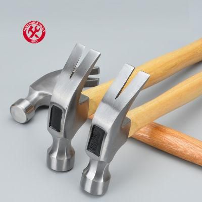 Wooden Claw Hammer Wooden Handle Claw Hammer with Fibre Handle