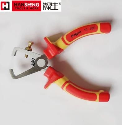 Professional Hand Tools, Made of CRV, VDE Side Cutter, VDE Plier, VDE Wire Stripper Pliers