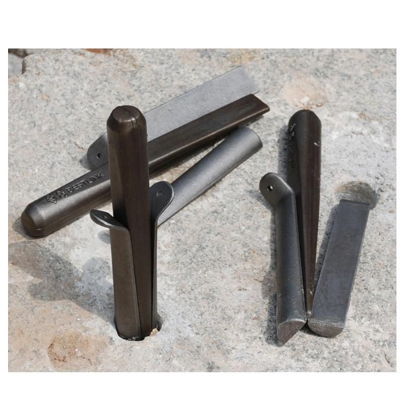 Traditional Rock Break Tool Wedges and Shims to Split Stone