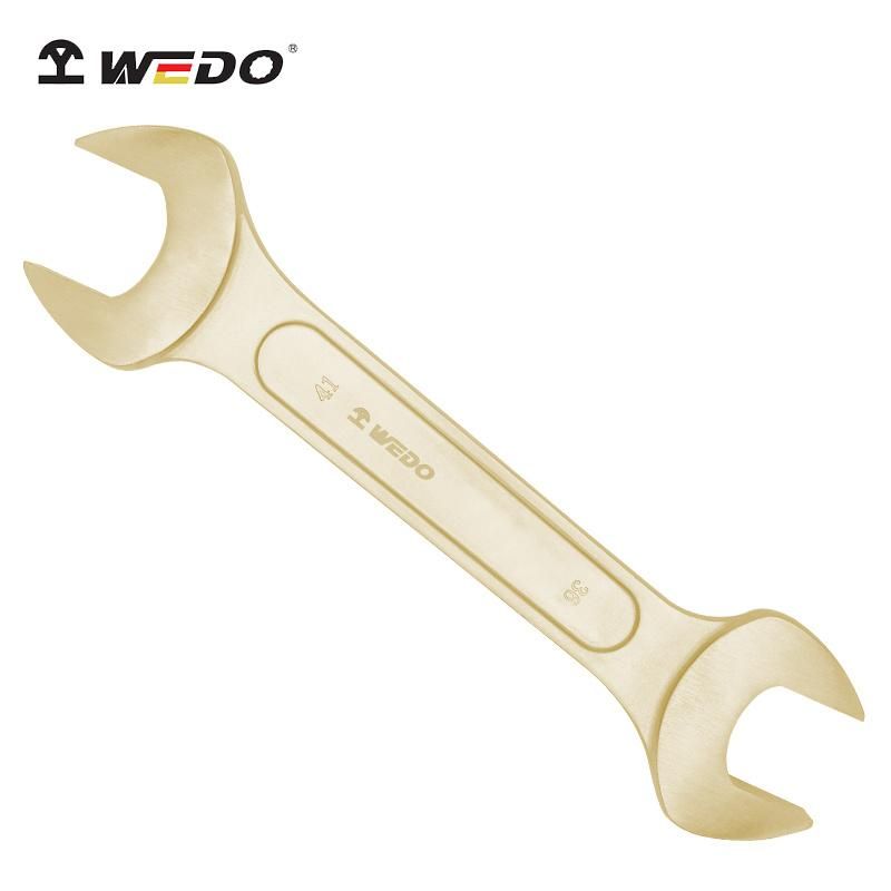 WEDO Aluminium Bronze Non-Sparking Wrench Spark-Free Safety Double Open End Spanner