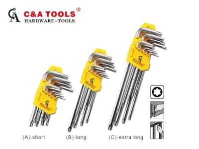 9PC Torx Hex Key Set