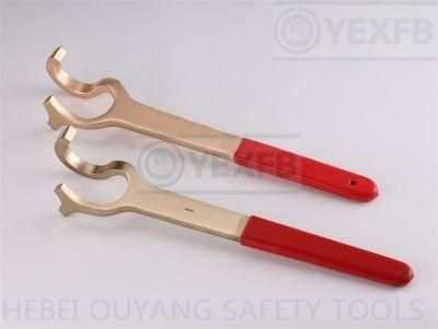 Non-Sparking Valve Wheel Key/Spanner/Wrench Atex 300mm, Be-Cu/Al-Br, Atex