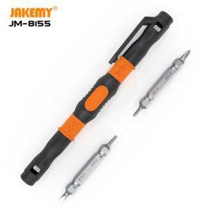 Jakemy 3 in 1 Professional Slotted Phillips Screwdriver with Plastic Handle