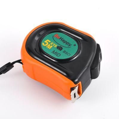 Stainless Steel Tape Measure with with ABS Case and Rubber Cover
