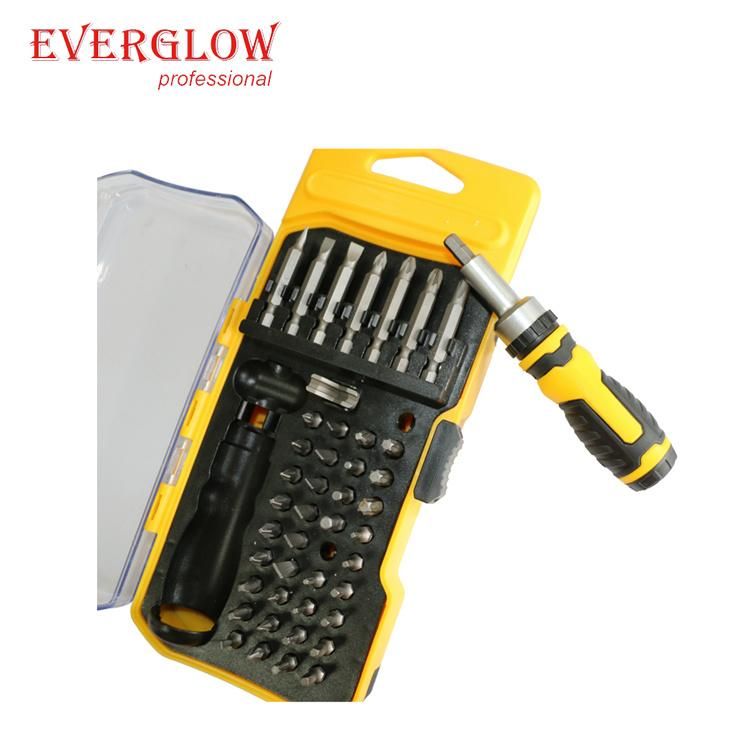 46 All-in-One Household Maintenance Tool Set Multi-Function Ratchet Screwdriver Set