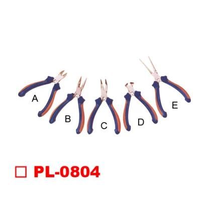 5PCS Two Color Handle Mini Pliers Set