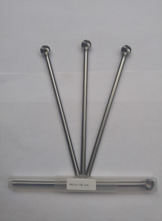 Carbide Burs with machine ground cutting flutes