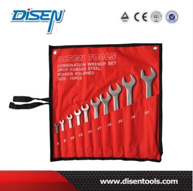 10PCS SGS Approved Open End Wrench Tool Set