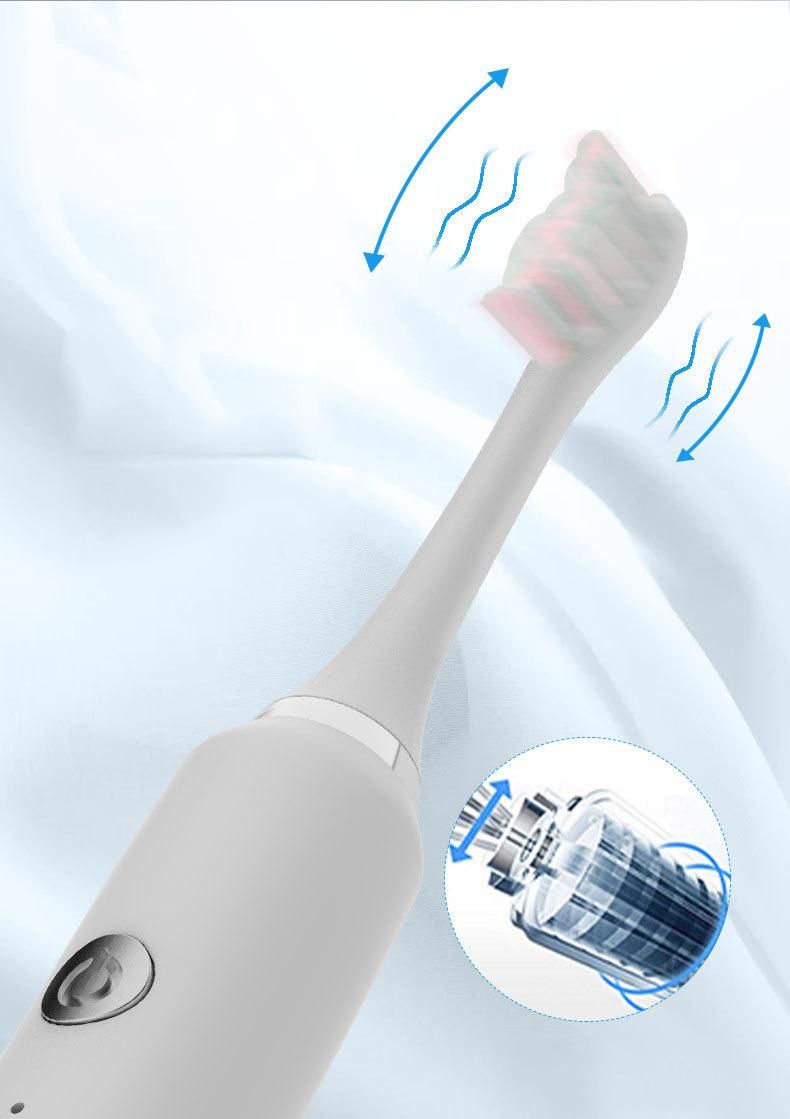 Electric Household Intelligent Adult Soft Bristle Rechargeable Toothbrush with 16 Gear Adjustment