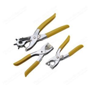 3PCS Hole Punch Pliers Set with Dipped PVC for Hardware