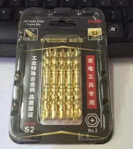 Yexin Unslipping Light Golden Screwdriver Philips Bits