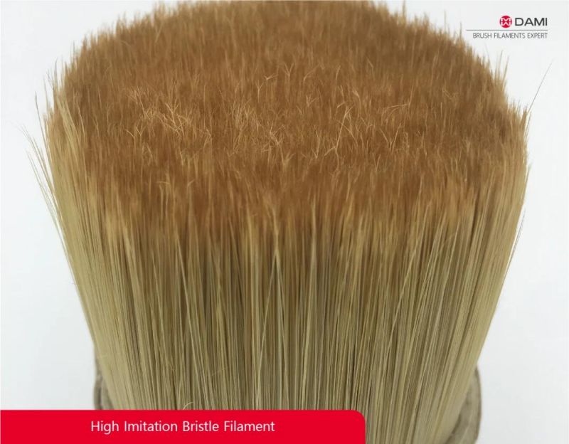 Natural Bristle Mix PBT Pet Nylon Tapered Paint Brush Filament