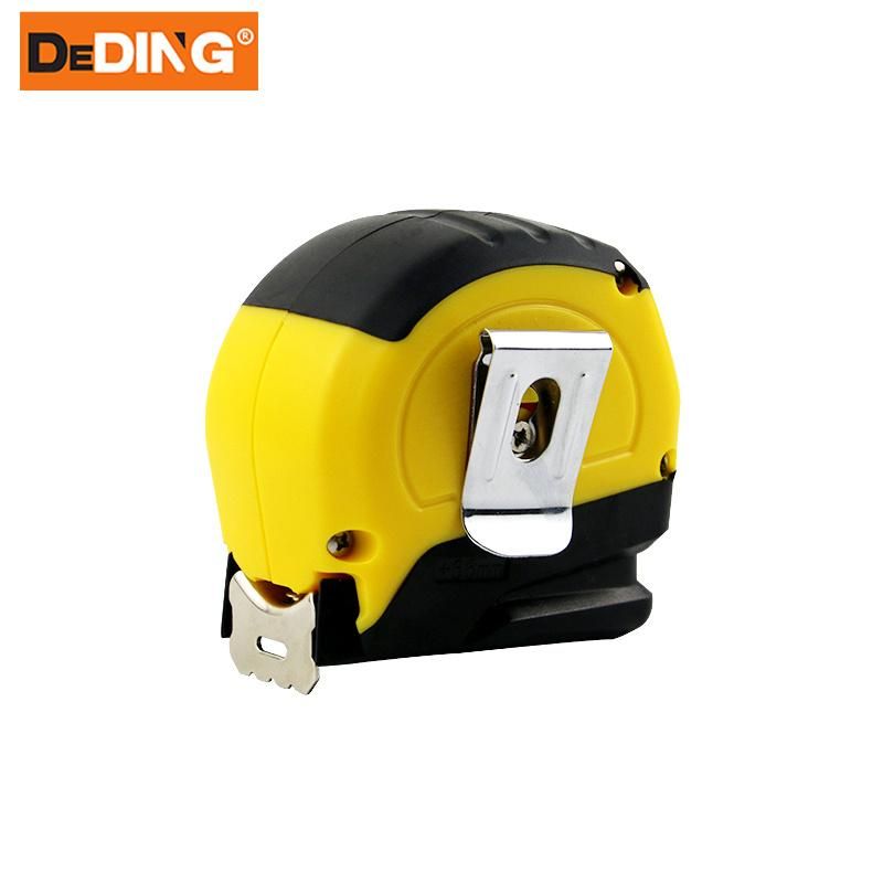 Hand Tools Rubber Coat Case Accurate Tape Measure Carbon Steel Blade TPR Measuring Tape