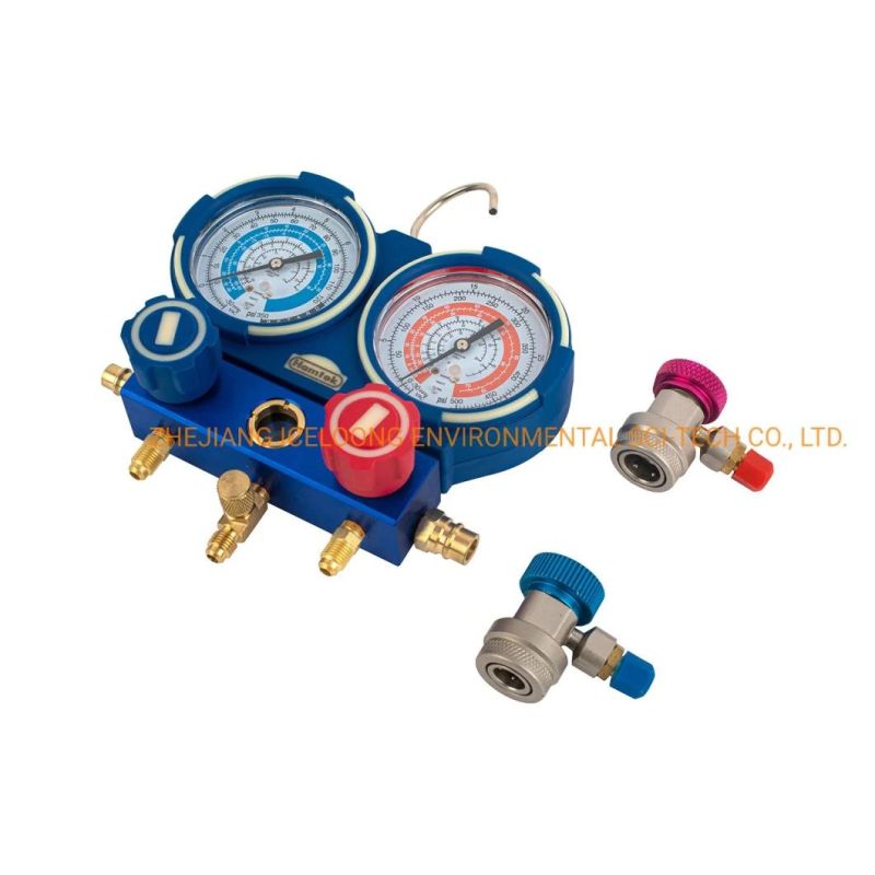 Professional OEM Double Gauge Manifold Set Refrigeration Tools