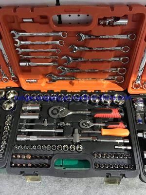 Premium Machine Tools Kit 82PCS 1/4&quot; &1/2&quot; Dr Professional Auto Repair Comprensive Socket Set