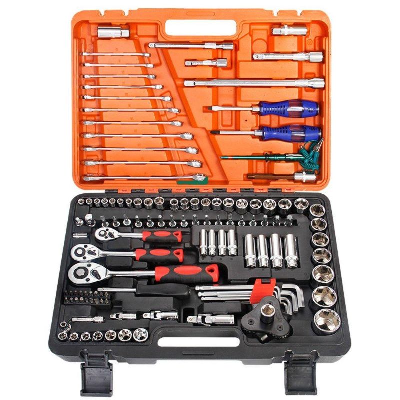 The Manufacturer Supplies 121 Sets of Socket Wrenches, Tool Kits for Automobile Maintenance, Auto and Motorcycle Tools Set