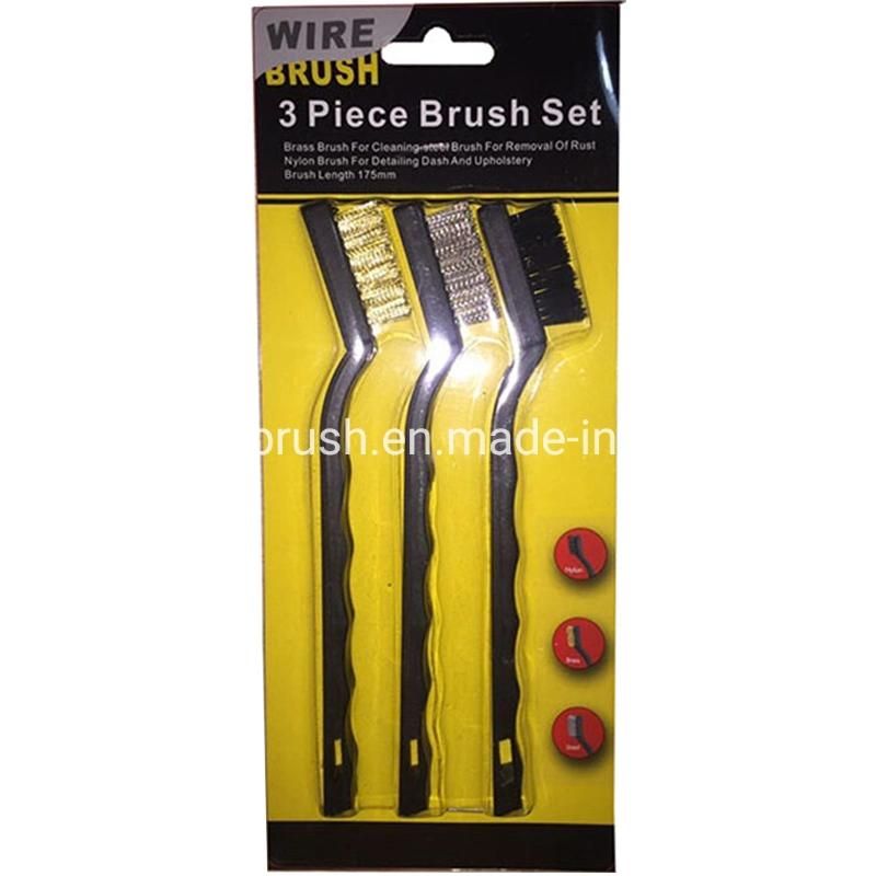 7 Inch Double Colour Wire Set Brush (YY-566)