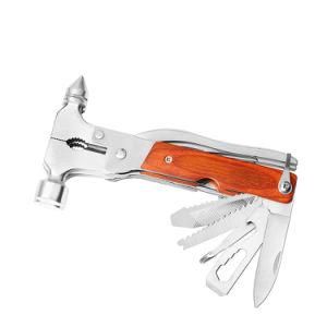 Wood Handle Pocket Size Multitool Claw Hammer