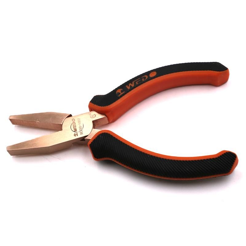 WEDO Beryllium Copper Pliers High Quality Non-Sparking Flat Nose Pliers Wire Stripper, Bam & FM Certificate