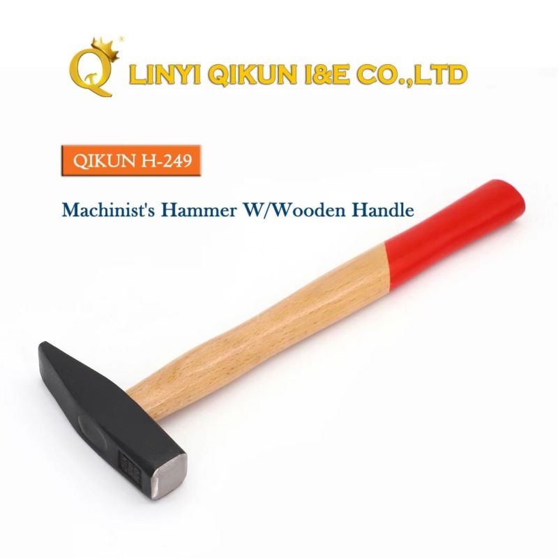 H-244 Construction Hardware Hand Tools Fiberglass Handle German Type Machinist′s Hammer