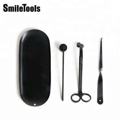 Candle Care Kit Wick Trimmer Cutter Snuffer Wick Dipper with Hook