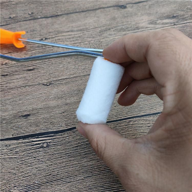 2 Inch Mini Repair Paint Roller Cotton Material Pating Brush Set