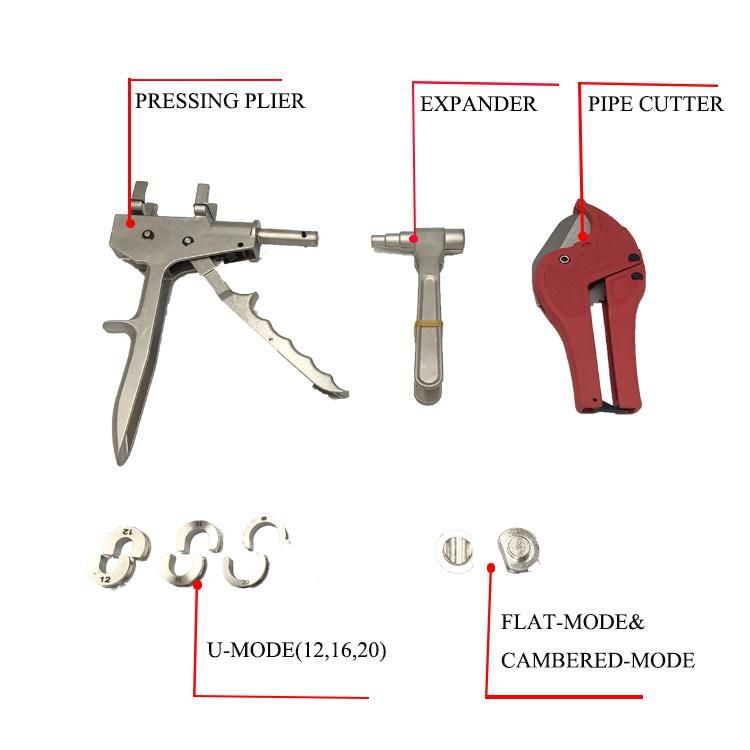 Manual Pipe Expander Expanding Tool with Cutter for Pex Pipe