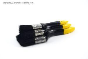The Latest Version of 2020 Factory Wholesale Hot Sale Cheap High Quality Yellow Tail Black Wood Handle Plastic Silk Paint Brush
