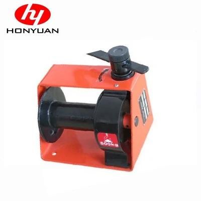 500kg Wire Rope Worm Gear Hand Winch