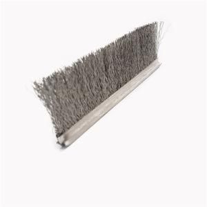 Stainless Steel Wire Crimped Multi Tooth Wire Strip Brush for Polishing Cleaning
