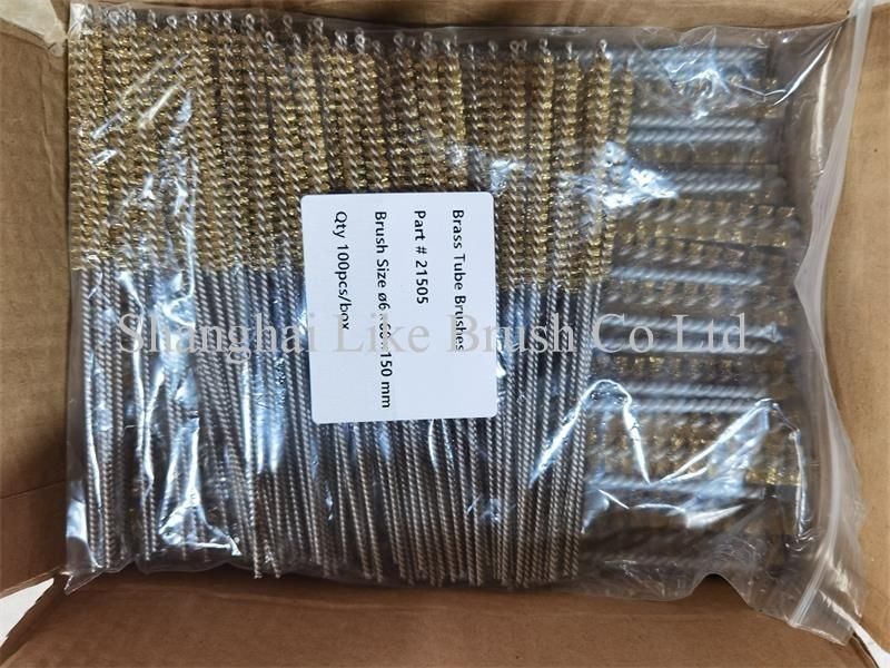 Brass Wire Tube Brushes for Drills