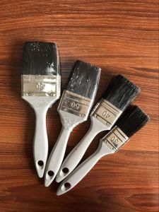 Black Bristle Paint Brush with Plastic Handle