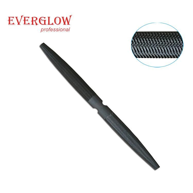 Flat Slim Triangular Point End Files Polishing Tools with Round Handle