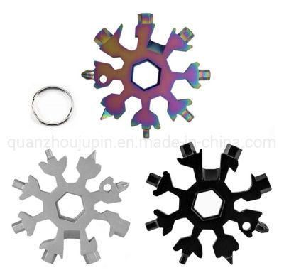 OEM EDC Multifunctional Snow Snowflake Hexagonal Octagonal Wrench