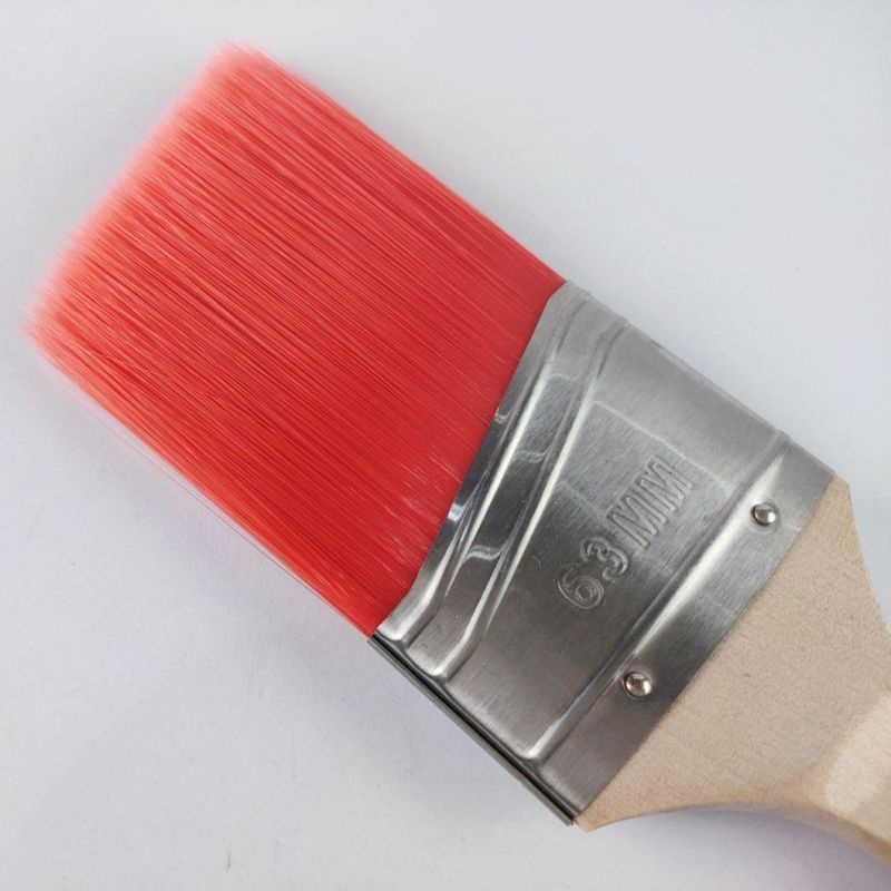 Premium Ylon/Poly Bristle Wood Handle Paint Brush