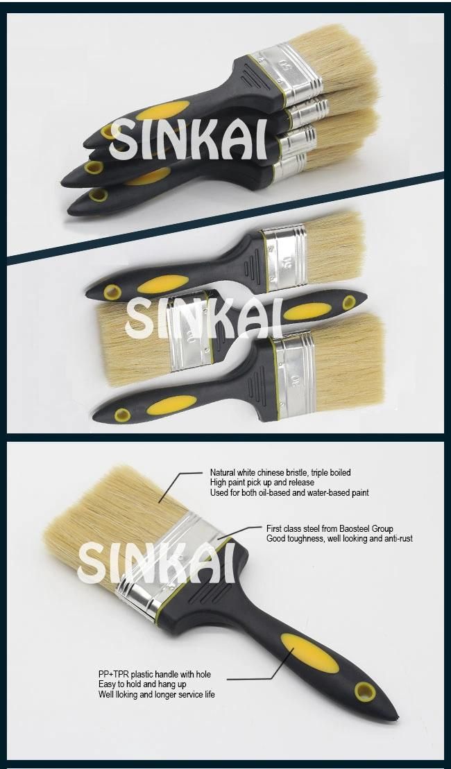 Rubber Plastic Handle Painting Brush