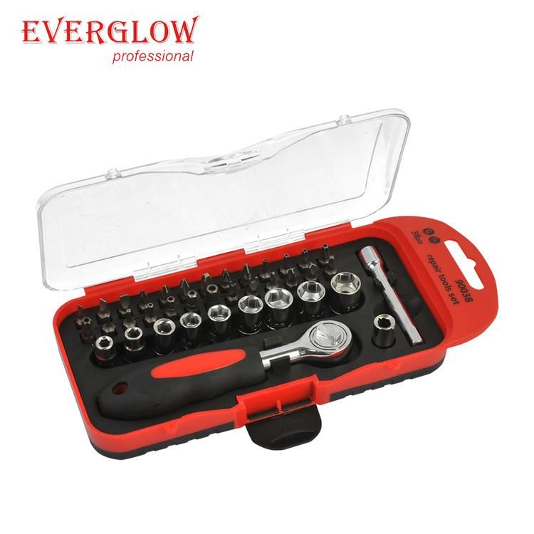 38PC Ratchet Wrench Screwdriver Set