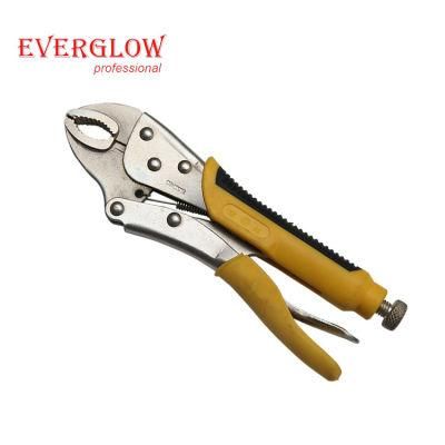 Hot Sales 10 Inch Round Nose Pliers Vise Grips Curved Jaw Locking Pliers