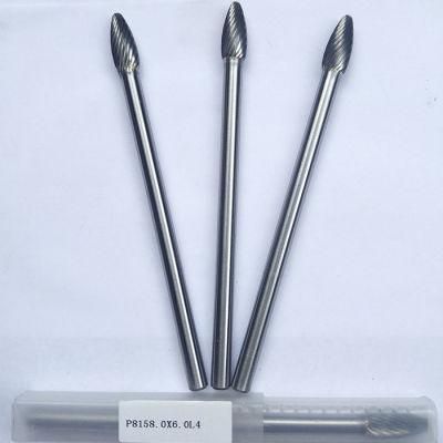 Single Cut Long Shank Burrs Carbide Tungsten