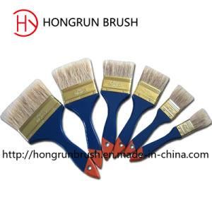 Wooden Handle Bristle Paint Brush Hy030